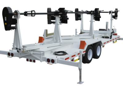 TURRET REEL TRAILERS – TRT-384 – THREE REEL TRAILER