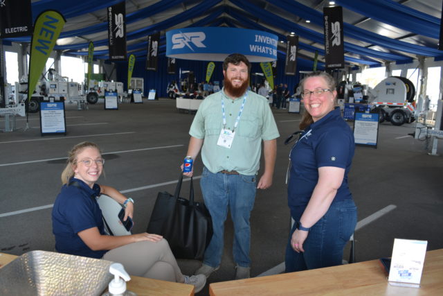 The Sherman+Reilly team was on hand during The Utility Expo 2023 to answer guest questions.